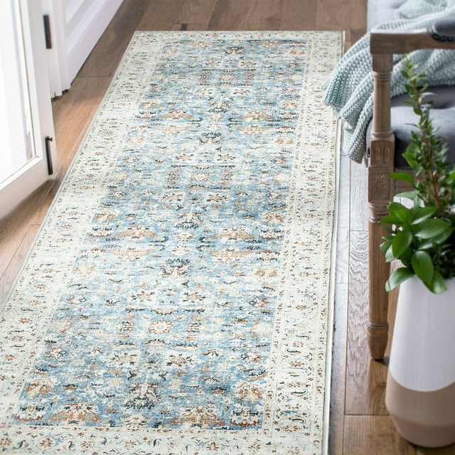 RUGKING Vintage Floral 2x8 Long Carpet for Hallway, Kitchen, Bedroom ...