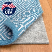 RUGPADUSA, 7'x10', 100% Felt Rug Pad (1/4" Thick), Safe for All Floors, Low-VOC, Made in the USA, 2-Year Warranty