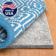 RUGPADUSA, 8'x10', 100% Felt Rug Pad (1/4 Thick), Safe for All Floors, Low-VOC, Made in the USA,