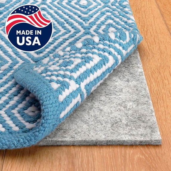 RUGPADUSA, 8'x12', 100% Felt Rug Pad (1/4" Thick), Safe for All Floors, Low-VOC, Made in the USA, 2-Year Warranty
