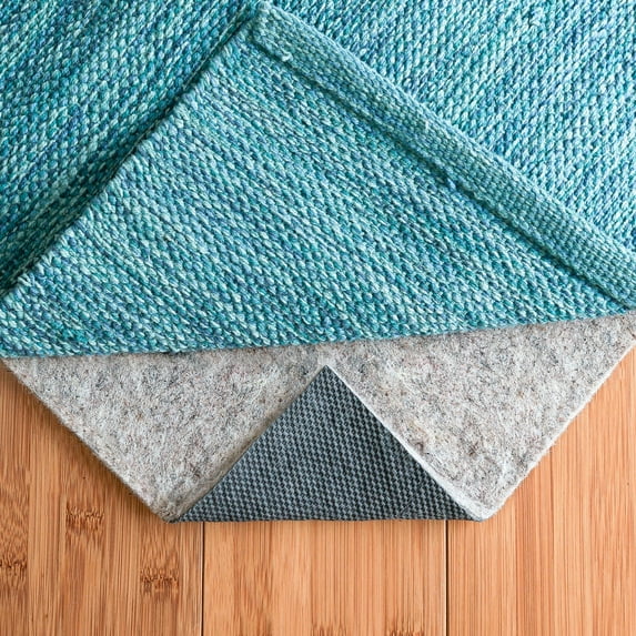 RUGPADUSA - Basics - 2'6" x 7' - 1/4" Thick - Felt + Rubber - Non-Slip Rug Pad - Cushioning Felt for Added Comfort - Safe for All Floors and Finishes