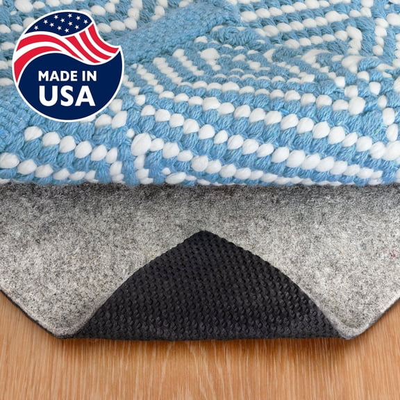 RUGPADUSA, 2'x6', Non-Slip Felt and Rubber Rug Pad (1/8" Thick), Protects Your Floors, Low-VOC, 100% Made in the USA, 2-Year Warranty