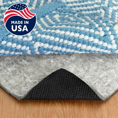 RUGPADUSA, 9'x12', Non-Slip Felt and Rubber Rug Pad (1/4" Thick), Protects Your Floors, Low-VOC, 100% Made in the USA, 2-Year Warranty