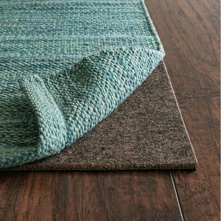 RugPadUSA - Dual Surface - 5'x8' - 1/4 Thick - Felt + Rubber - Non-Slip Backing Rug Pad - Safe for All Floors
