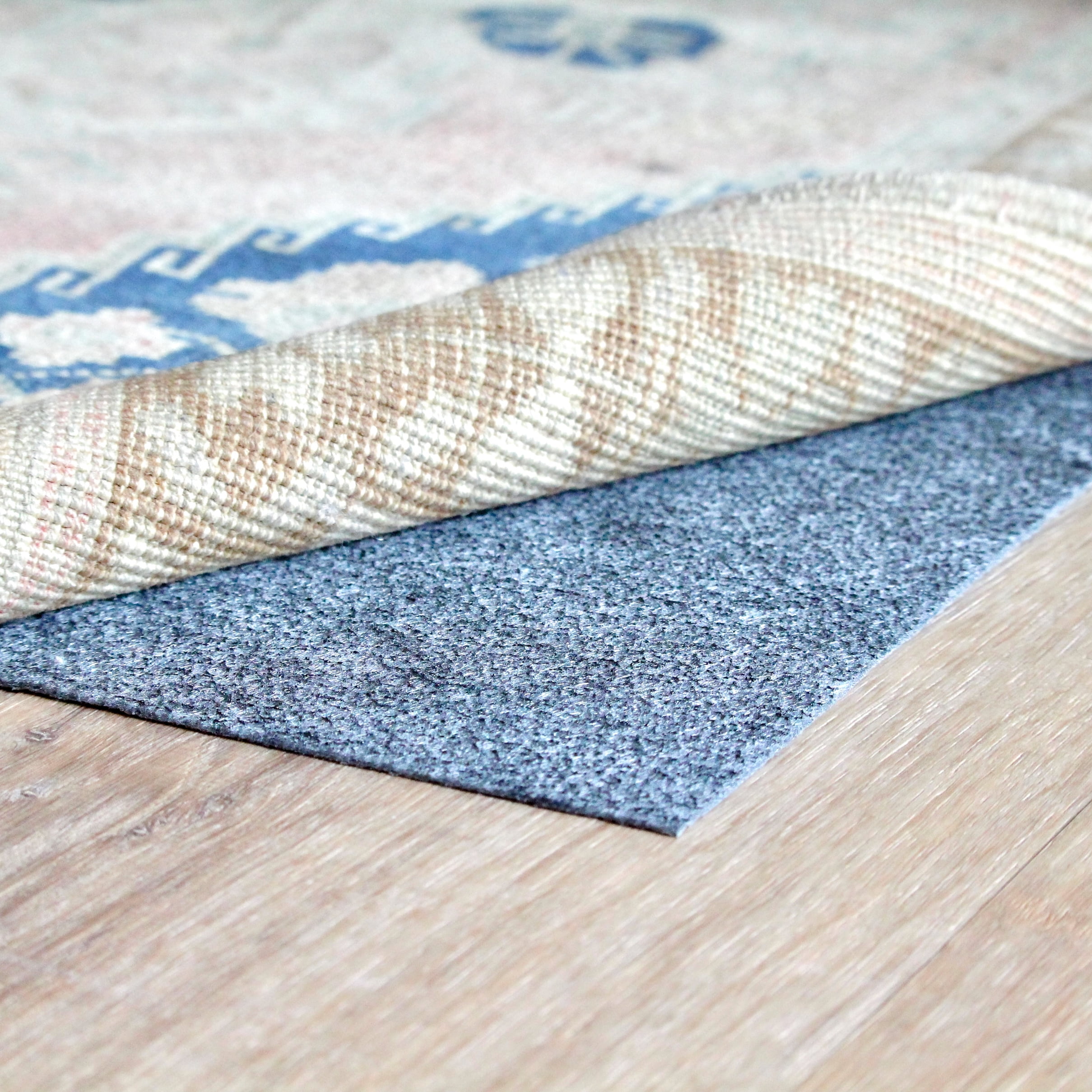 Double Sided Ultra Strong Anti-Slip Rug Felt Pad 3 x 5 ft for Hardwood  Floors, Non Slip Carpet Padding, Thin Profile Non Skid Carpet Mat Keep Your