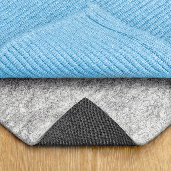 RUGPADUSA - Dual Surface - 6'10" x 8'10" - 1/8" Thick - Felt + Rubber - Non-Slip Backing Rug Pad - Adds Low-Profile Comfort and Protection