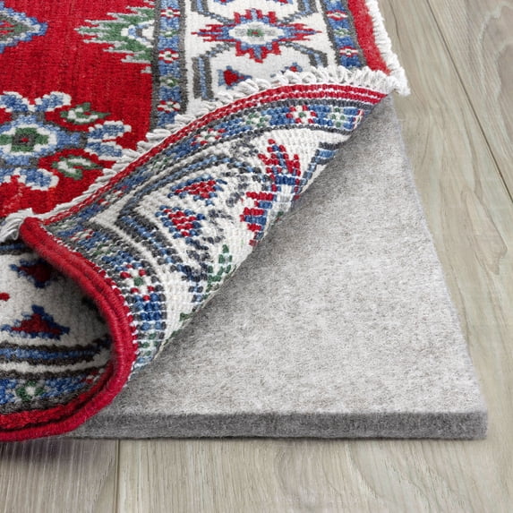 RUGPADUSA - Eco-Plush - 7'x11' - 3/8" Thick - 100% Felt - Extra Cushioned Rug Pad - Available in 3 Thicknesses, Many Custom Sizes
