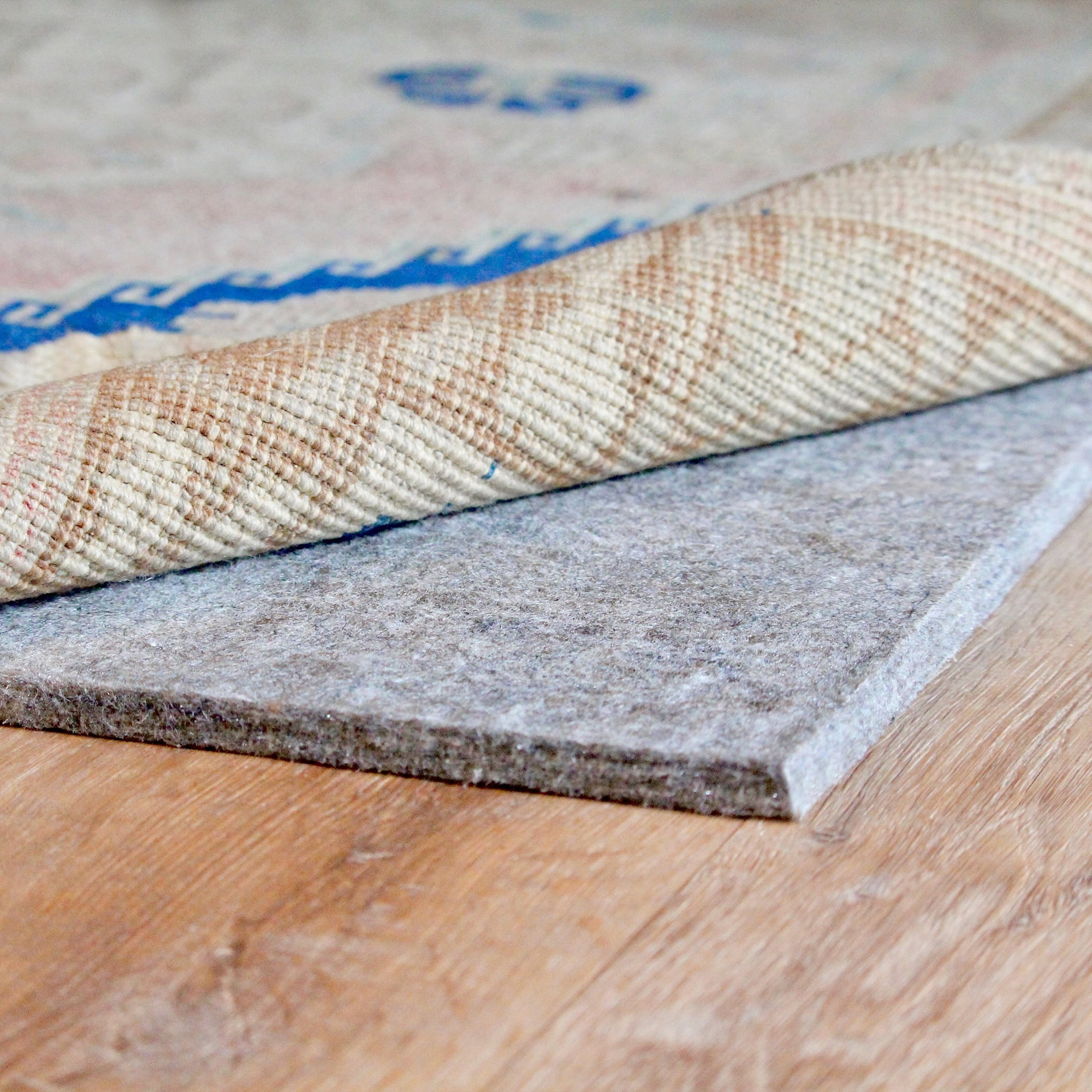 Eco-Plush 9' x 12' Gray Felt Rug Pad