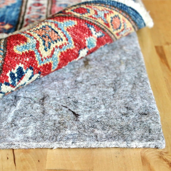 RUGPADUSA - Natural Comfort - 3/8" Thick - 100% Felt - Plush Cushioned Rug Pad - Available in 2 Thicknesses, Many Custom Sizes