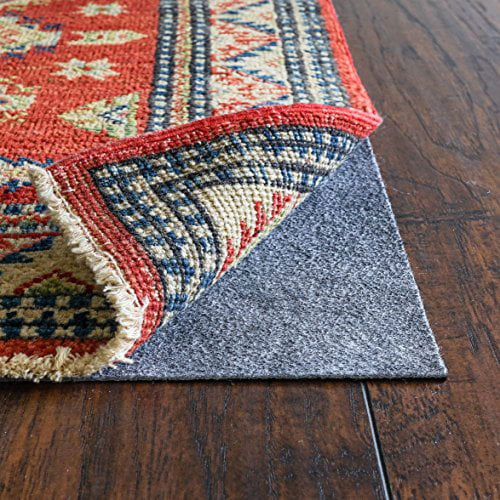 Mohawk Home Dual Surface Felt and Latex Non Slip Rug Pad, 1/4 Thick,  2'x4', Brown & Dual Surface Felt and Latex Non Slip Rug Pad, 1/4 Thick,  2'x8