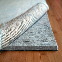 Flash Furniture Slide-Stop Multi-Surface Reversible Non-Slip Cushion Rug Pad, 1/4 Thick, Floor Protection, for 4'x6' Area Rug, Gray