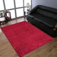 thumbnail image 1 of Rugsotic Carpets Handmade Rugs Hand Knotted Loom Rectangle 10'x13' Dark Red Silk for Indoor Use, 1 of 5