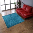 thumbnail image 1 of Get My Rugs UBSLSM111L00X03C3 6 x 6 ft. Hand Knotted Loom Mix Solid Square Area Rug, Light Blue, 1 of 5