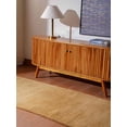 thumbnail image 1 of Rugsotic Carpets Handmade Rugs Hand Knotted Loom Runner 2'6''x6' Gold Wool for Indoor Use, 1 of 6