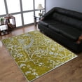 thumbnail image 1 of RUGSOTIC CARPETS HAND KNOTTED SUMAK SILK AREA RUGS - 6'x9', Rectangle, Multicolor, Floral Modern Design, High Pile Thick Handmade Anti Skid Area Rugs for Living Room, Bed Room (SSW005), 1 of 5