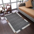 thumbnail image 1 of RUGSOTIC CARPETS MACHINE MADE HEATSET POLYPROPYLENE AREA RUGS - 4'x6', Rectangle Shape, Beige Color, Abstract Modern Design, High Pile Machine Made Area Rugs for Living Room, Bed Room (M00016), 1 of 6