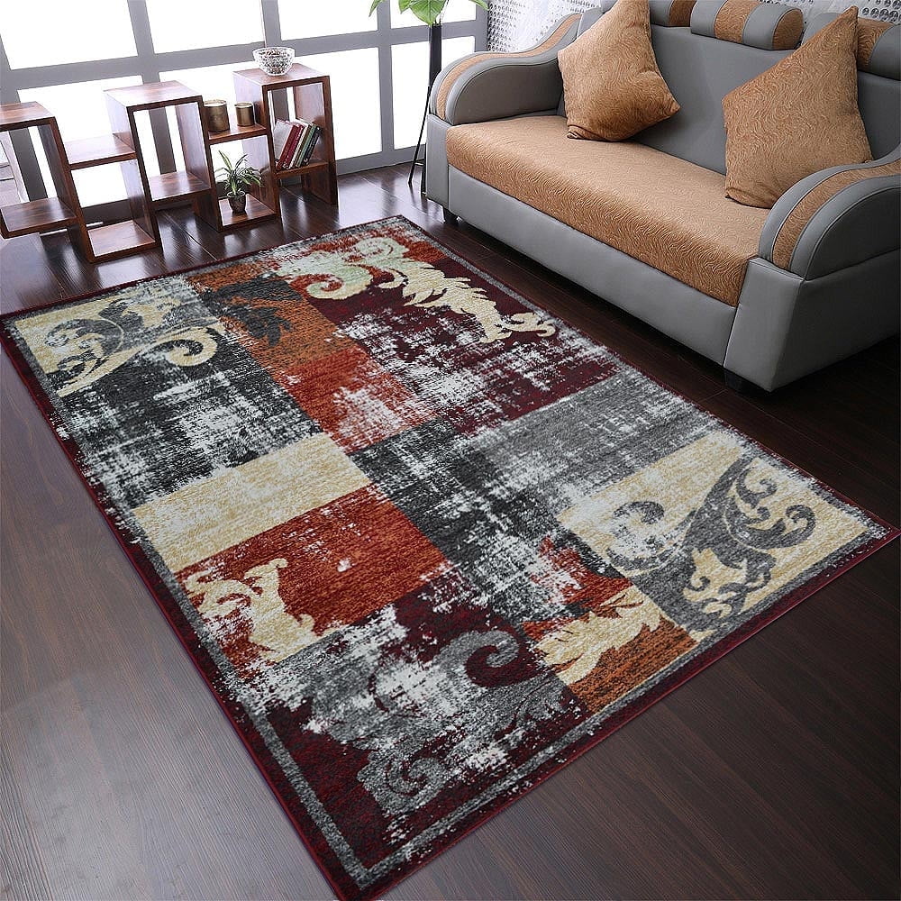 RUGSOTIC CARPETS MACHINE MADE HEATSET POLYPROPYLENE AREA RUGS - 5'x8 ...
