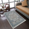 thumbnail image 1 of RUGSOTIC CARPETS Machine Woven Crossweave AREA RUGS - 10'x13', Rectangle,Multicolor,Classic Oriental Traditional , Low Pile Machine Made Area Rugs for Living Room, Bed Room (M00099), 1 of 9