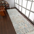 thumbnail image 1 of RUGSOTIC CARPETS Machine Woven Crossweave AREA RUGS - 2'6''x9'10'', Runner,Ivory,Classic Oriental Traditional , Low Pile Machine Made Area Rugs for Living Room, Bed Room (M00067), 1 of 6