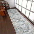 thumbnail image 1 of RUGSOTIC CARPETS Machine Woven Crossweave AREA RUGS - 2'6''x9'10'', Runner,Multicolor,Classic Oriental Traditional , Low Pile Machine Made Area Rugs for Living Room, Bed Room (M00091), 1 of 5