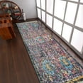 thumbnail image 1 of RUGSOTIC CARPETS Machine Woven Crossweave AREA RUGS - 2'6''x9'10'', Runner,Multicolor,Classic Oriental Traditional , Low Pile Machine Made Area Rugs for Living Room, Bed Room (M00086), 1 of 6