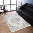 thumbnail image 1 of RUGSOTIC CARPETS Machine Woven Crossweave AREA RUGS - 5'x7'10'', Rectangle,Multicolor,Classic Oriental Traditional , Low Pile Machine Made Area Rugs for Living Room, Bed Room (M00068), 1 of 6
