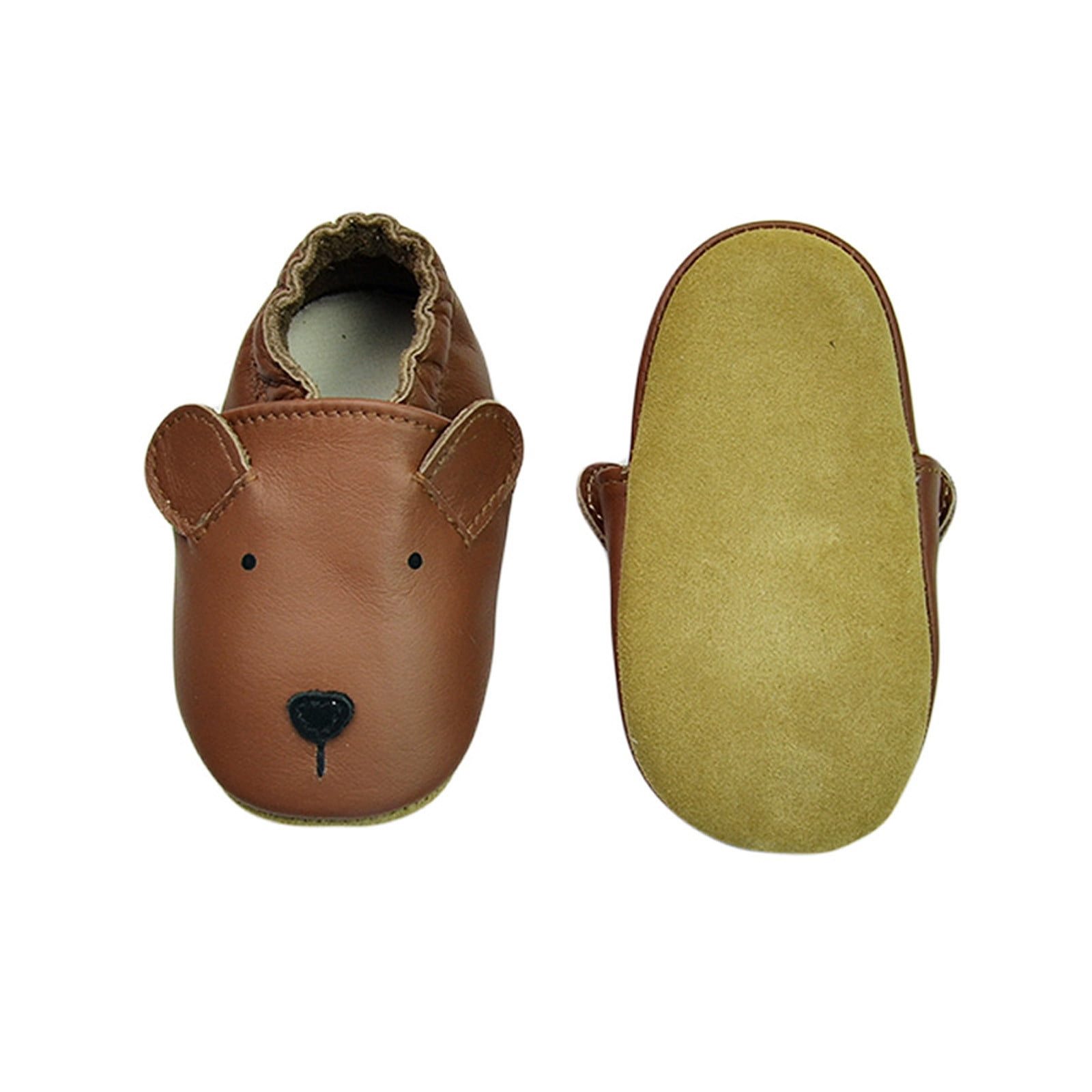 RUICUW Infant Girls Boys Single Shoes Slip On Cartoon First Walk Shoes Toddler Soft Bottom