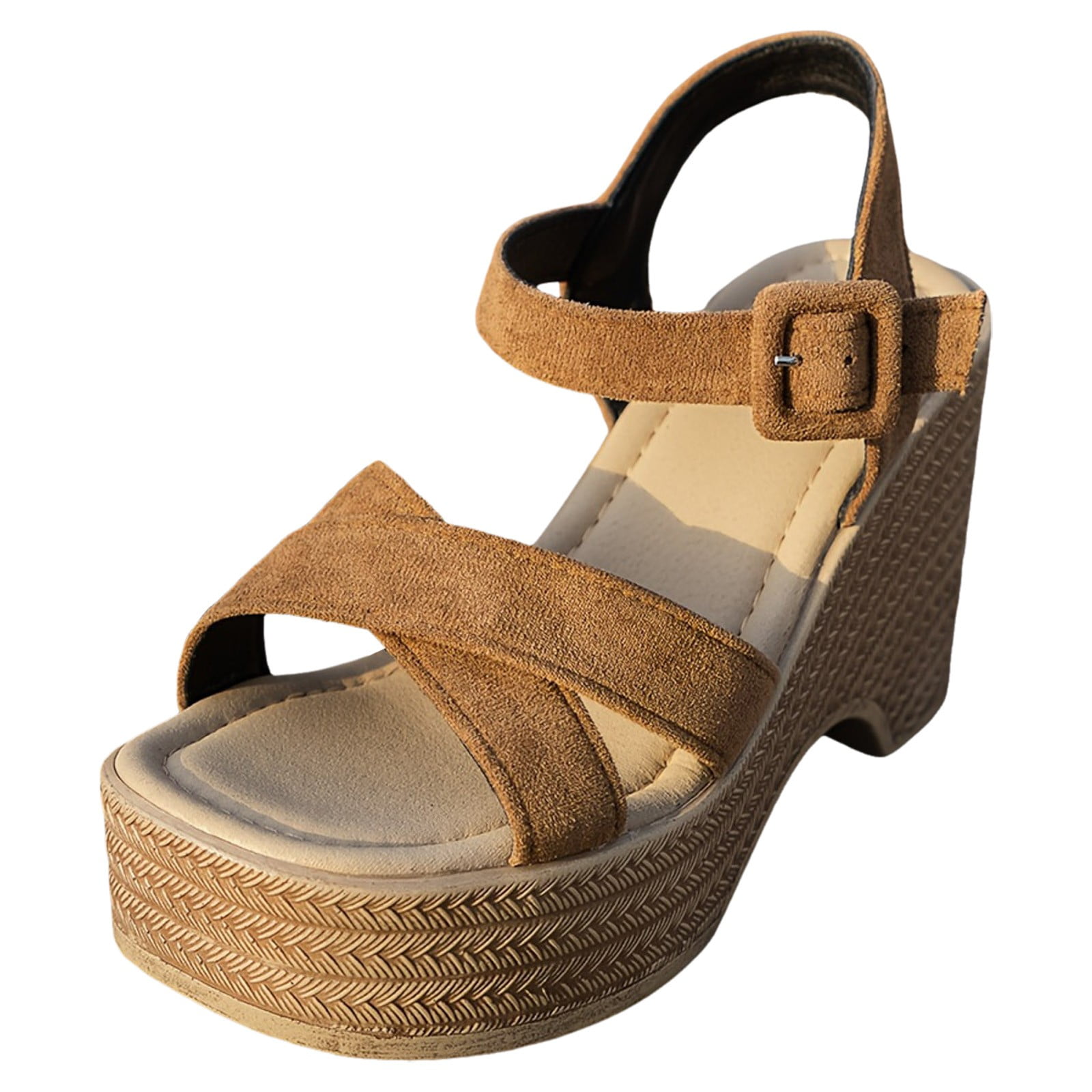 RUICUW Women's Platform Sandals Casual Open Toe Summer Shoes ...