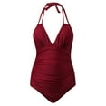 RUICUW Womens Maternity Summer Sexy V Neck Beach Swimwear Swimsuit