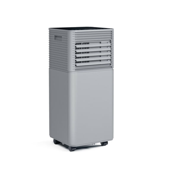 RUIE 10,000 BTU Portable Air Conditioner with Dehumidifier and Fan, Gray 3-in-1 Cooling Unit Cools up to 350 Sq Ft with Remote Control, 24H Timer & LED Display for Bedroom Office Apartment