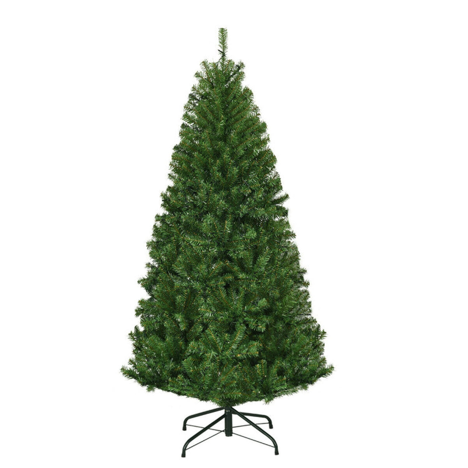 RUIE, 4 ft, Artificial Christmas Tree, with 100 LED Lights, 300 Branch Tips, Green Holiday Xmas Tree for Indoor Home Office Decoration