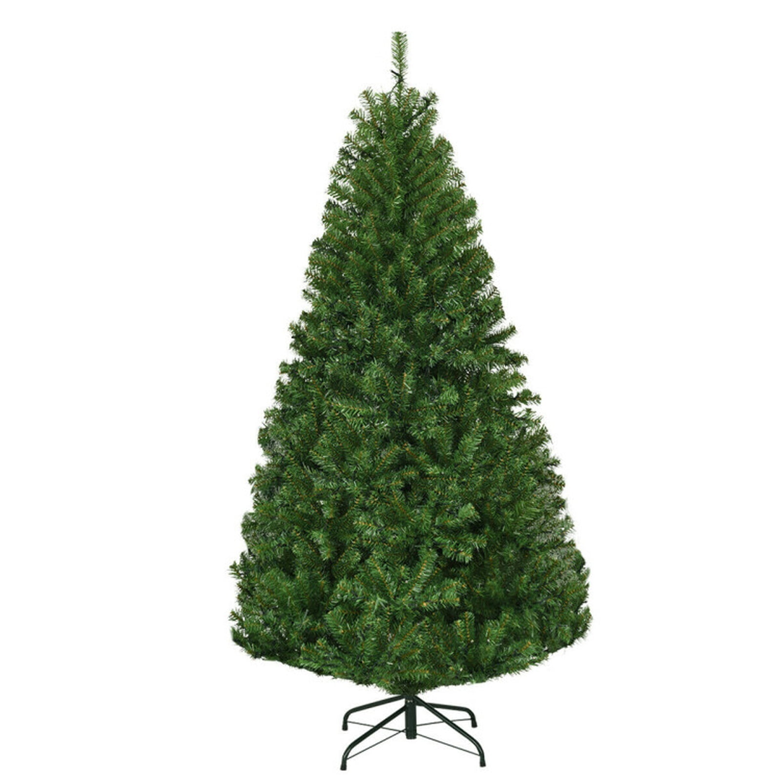 RUIE, 5 ft, Pre-Lit Artificial Christmas Tree, Artificial Tree, 600 Branch Tips, Green, Hinged Branches for Christmas Party Living Room Decor