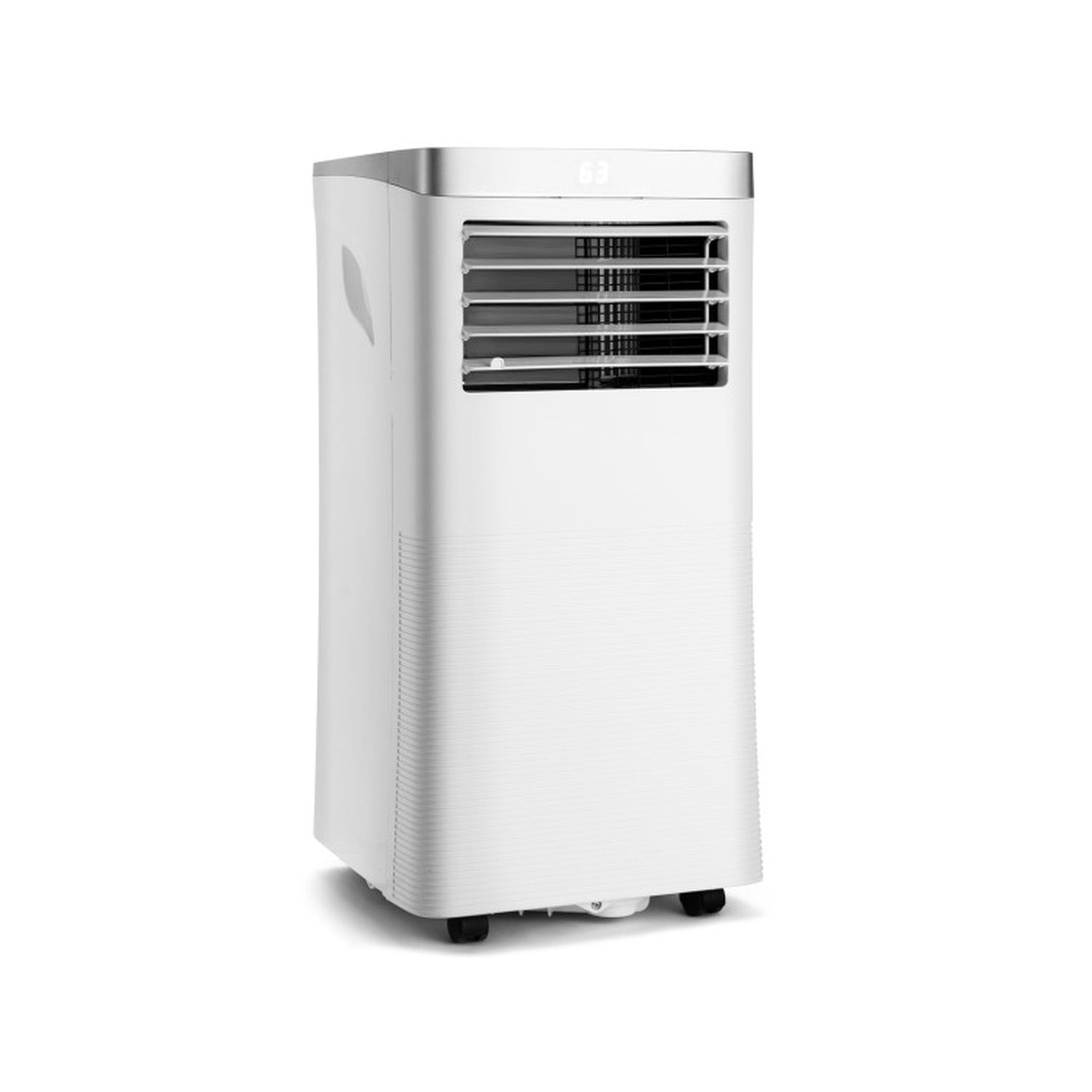 RUIE 8,000 BTU Portable Air Conditioner with Dehumidifier and Fan, White 3-in-1 Cooling Unit Cools up to 230 Sq Ft with Remote Control, 24H Timer & LED Display for Bedroom Office Apartment
