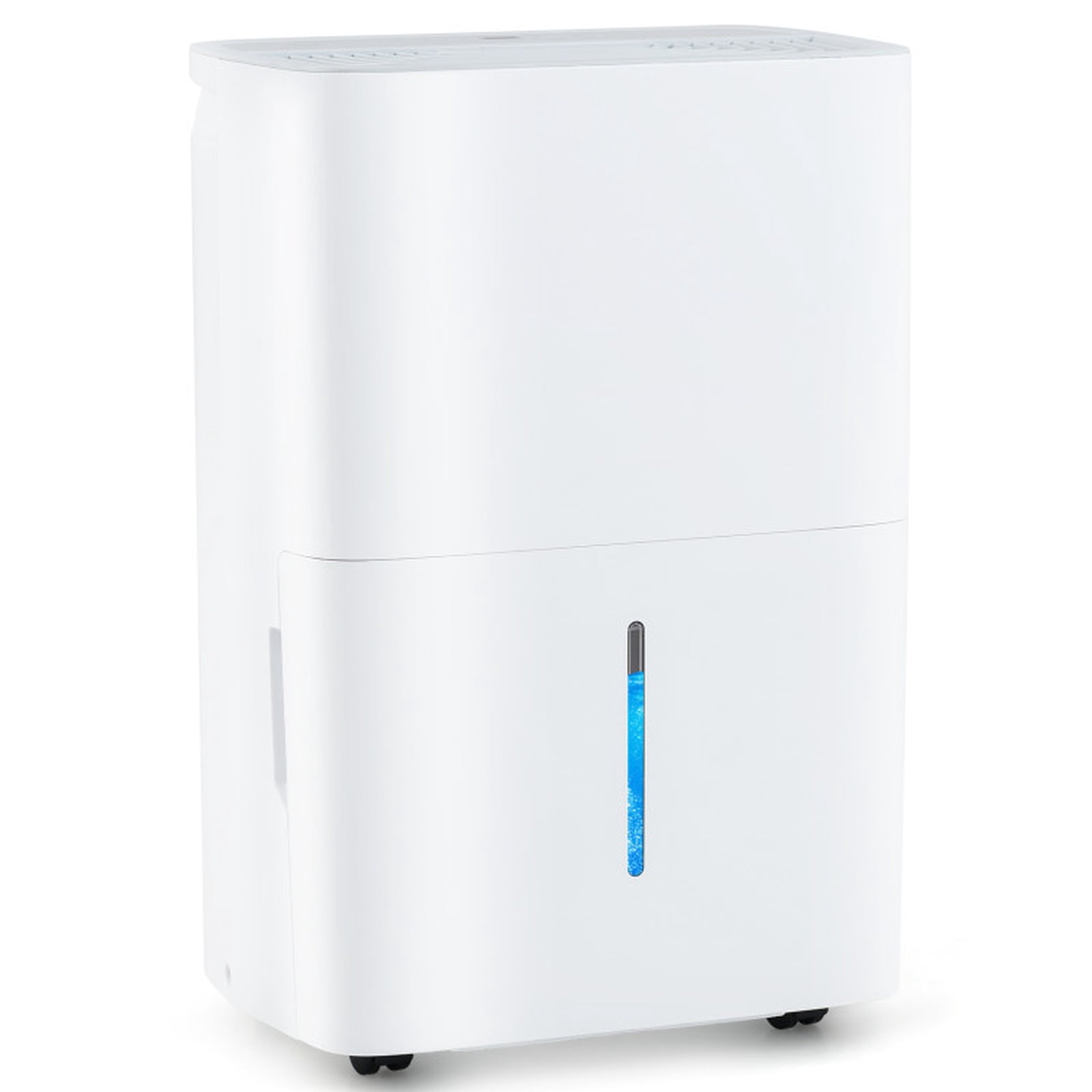 RUIE 94.5 Pint Dehumidifier for Home Basement Bedroom Bathroom, 6000 Sq Ft Dehumidifier with Drain Hose, 24H Timer & LED Display, Quiet Dehumidifier with Wheels & Child Lock, White