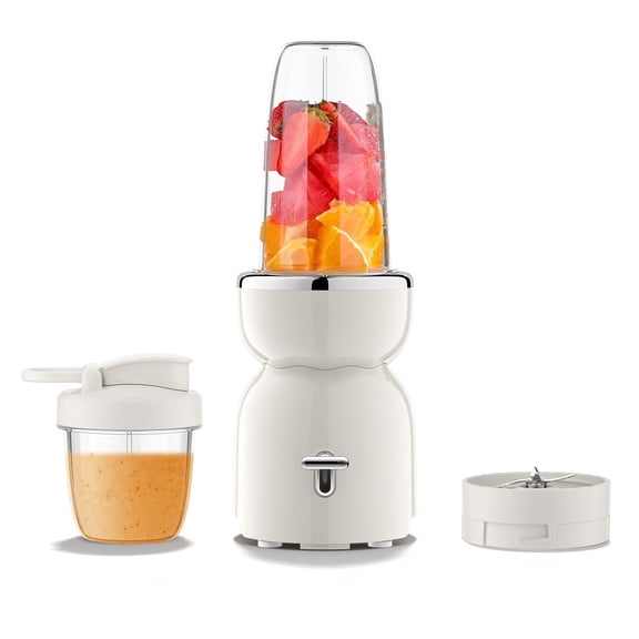 RUIE Personal Blender for Shakes,Ice Crushing Smoothies and Frozen Drinks Nuts,One-Touch Operation,Compact Space Saving Design for Kitchen,Travel and Office