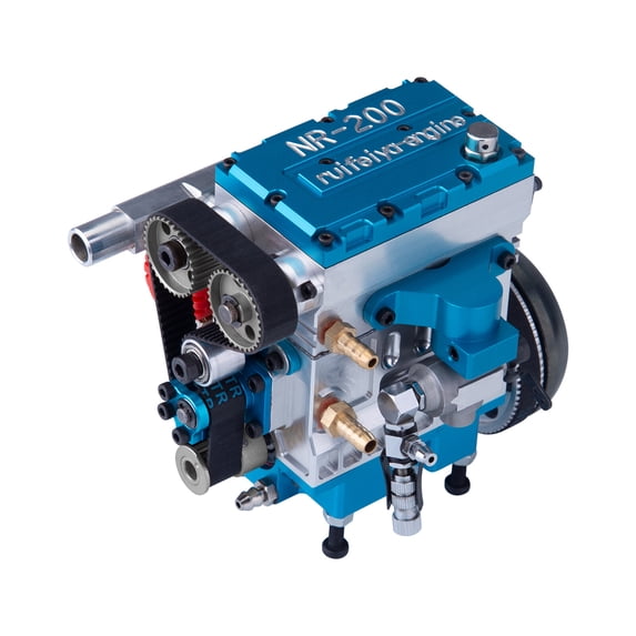 RUIFEIYA NR-200 8.6cc Inline Twin Cylinder 4-Stroke Water Cooled Nitro ...