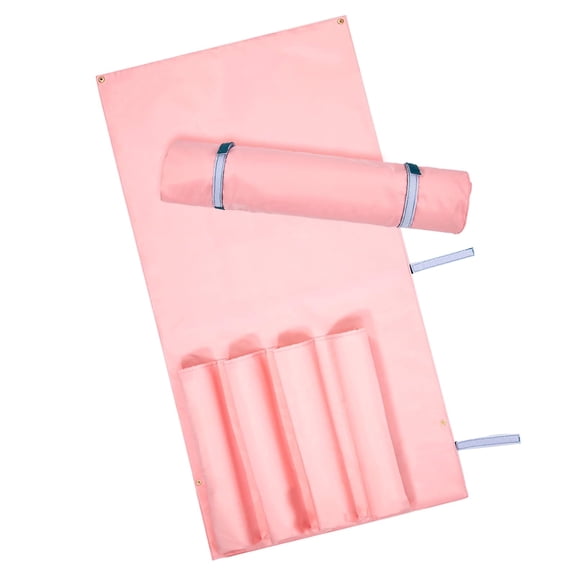 RUIFUU 1 Pcs Mahjong Rack Bag Mahjong Bag Protective for Pushers Racks and Accessory Ideal Portable Storage Bags Gifts for Mah Jong Lovers Only Empty Mah Jong Bag Pink
