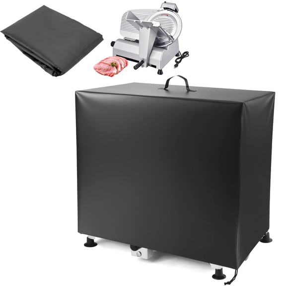 RUIFUU 12-inch Heavy Duty Waterproof Meat Slicer Cover, Fits KWS, VEVOR, LEM Food Slicers (Cover Only)