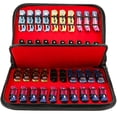 RUIFUU Knife Case, 40 Slots Pocket Knife Display Case and Organizer, PU ...