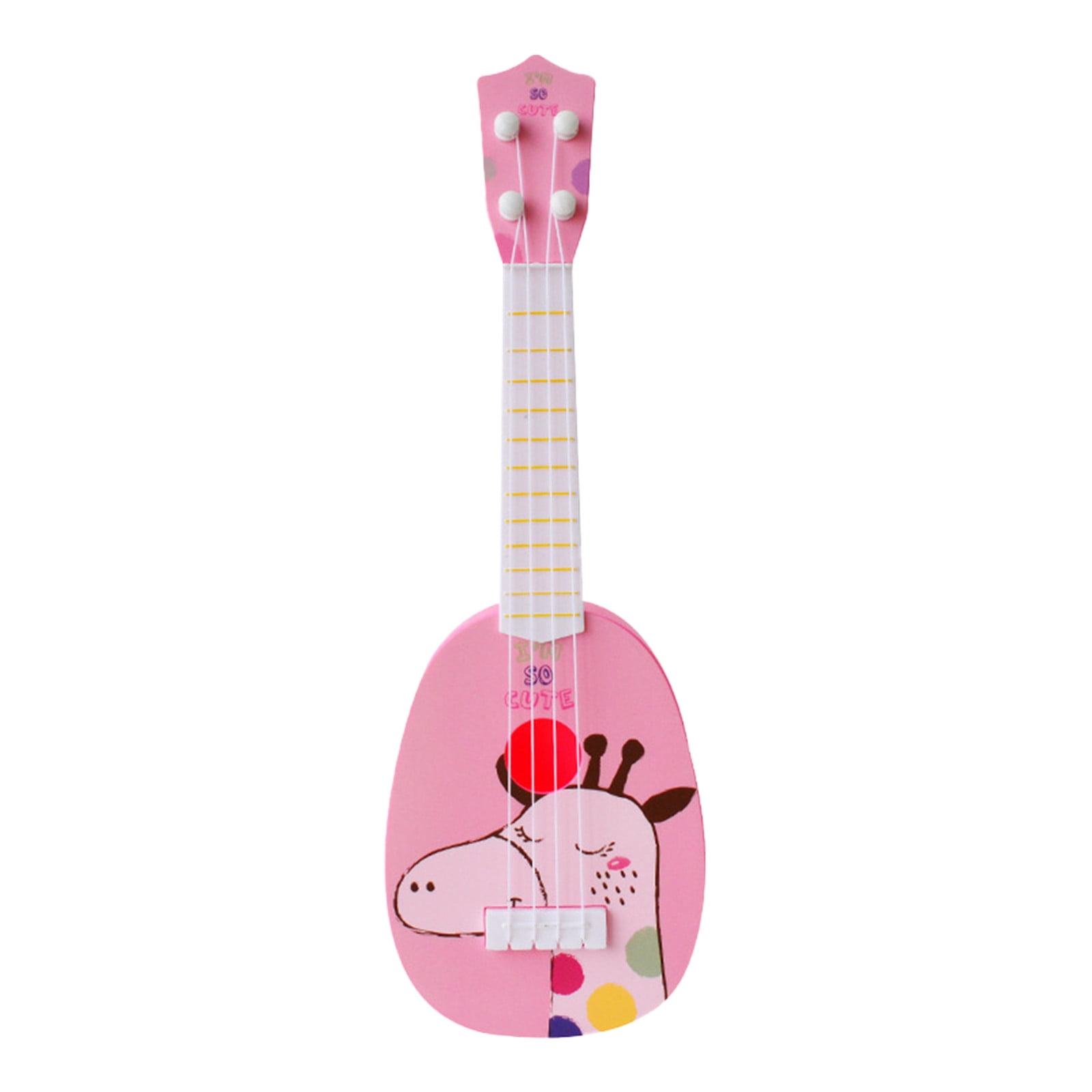 RUIG 13.7 Inch Guitar Toy Ukulele Toy 4 Strings Early Educational ...