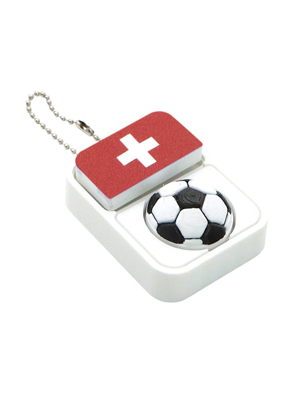 2026 Soccer Sports Balls Fidget Toys, 3D Printed Sensory Toy Clicker Keychain Fidget Toys for Relief Stress Autism Hyperactivity, Kids Adults Birthday Gifts