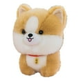 thumbnail image 1 of RUIG 20cm Corgi Dog Plush Stuffed Animal with Floppy Ears, Hypoallergenic Nursery Decor, Office Desk Companion Gift for Dog Lovers, Machine-Washable Soft Toy (Brown/White), 1 of 8