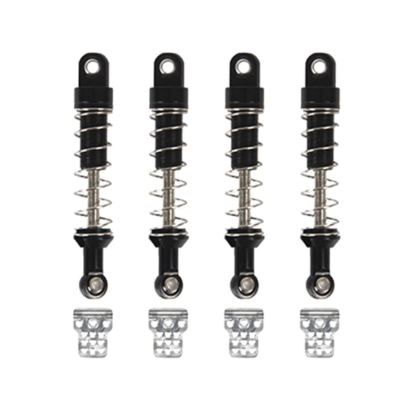 RUIG 4X Metal Dampers Assembled Upgrade Kit Spare Parts - Heavy Duty Metal Spring & Shock Absorber Set for 1:12 Scale RC Crawler Vehicles