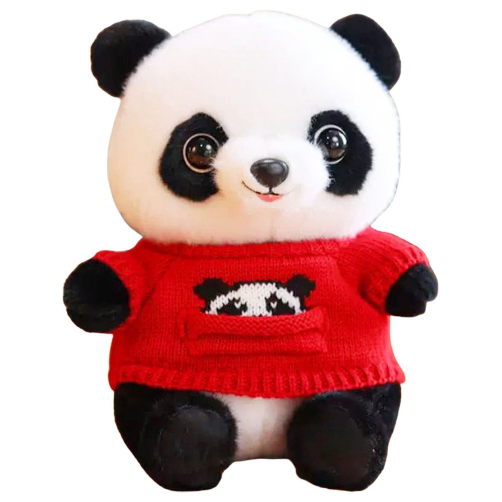 RUIG 9.8 Inch Panda Stuffed Animal Plush Toys for Kids, Cute Panda Plush Toys, Soft Bear Stuffed Animals for Easter Basket Stuffers, Valentines Day Gifts, Kawaii Bear Plushies