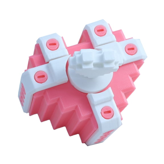 RUIG Annoying Gift Box, with 3D Puzzle Box & Screws Prank Toy Gift Box Love Heart Shaped Annoying Box, Prank Gift Box, Novelty Gift Boxes for Christmas, Birthday, Holiday, Valentine's Day