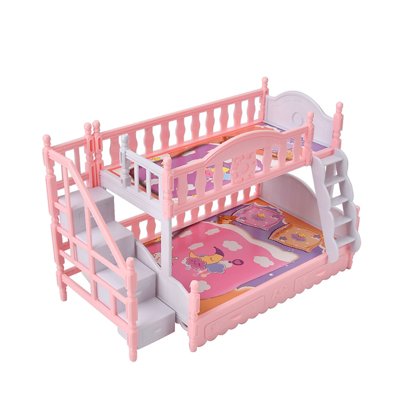 Dollhouse Stackable Convertible Single Twin Bunk Beds | 1:12 Scale – Macy  Mae Designs, image size:1600x1600