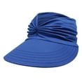 thumbnail image 1 of RUIG Beach Sun Hat Women's Spring/summer Hat Sun Hat Women's Outdoor Sports Empty Top Hat Multi Colored Optional Hats for Large Heads Women Extra Large, 1 of 2