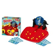 RUIG Bingo Lotto Game Set Gumball Machine Jackpot Machine Fortunate Number Picker Table Games with 90 Ball & 38 Cards For Pretending Lottery Machine Table Games