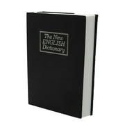 RUIG Book Safe with Key Lock, Portable Metal Safe Box,Secret Book Hidden Safe,Dictionary Diversion Book Safe, Unique Home Office Decor Organizer -7in x 4.5in