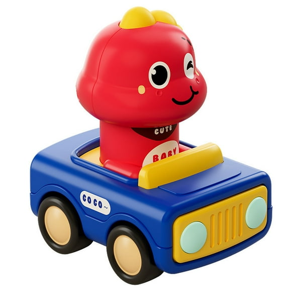 RUIG Car Toys for 1+ Year Old First Birthday Gifts for Boys,Press and Go Car Toys Baby Animal Racing Cars for Toddlers 1-3,Press and Go Toys Cars for Toddlers 1-3 Baby Toys,Easter Gift Toys